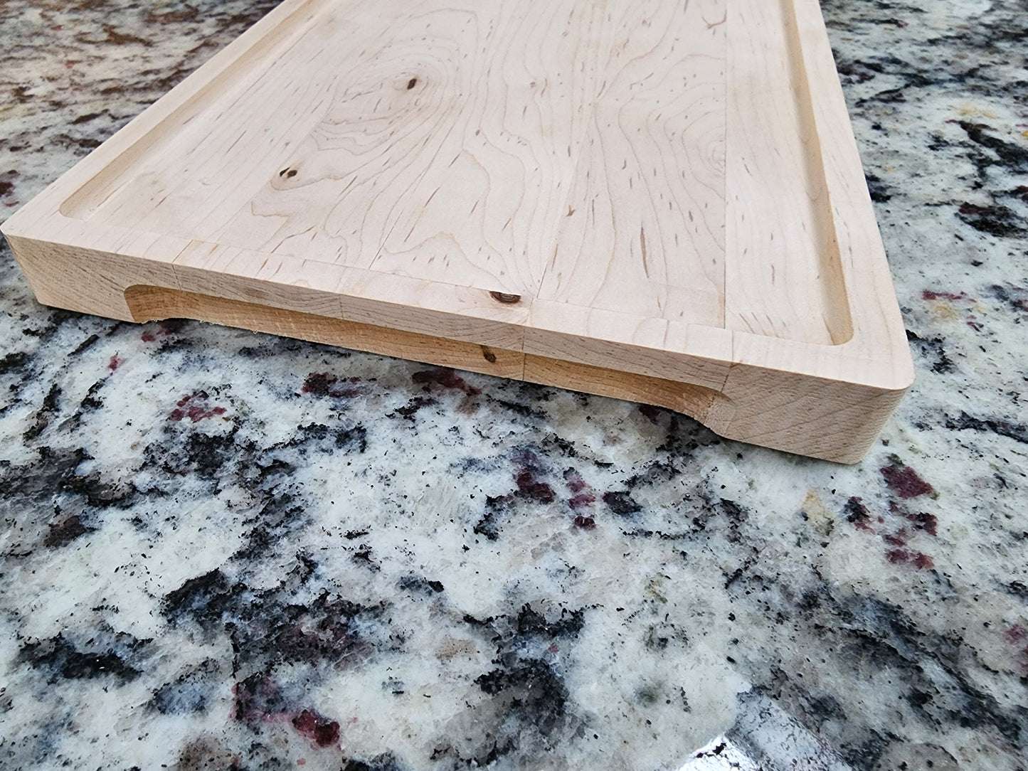 Wood tray with Laser Engraving
